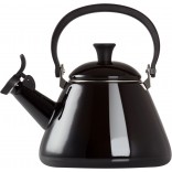 Le Creuset Kone Stovetop Kettle 1.6L Black Onyx with Whistle