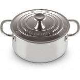 Le Creuset Signature Stainless Steel Casserole 20cm/3L with Lid