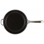 Le Creuset Signature Stainless Steel Non-Stick Deep Frying Pan 28cm with Helper Handle