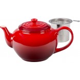 Le Creuset Stoneware Teapot with Infuser Cerise Red