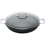 Le Creuset Toughened Non-Stick Shallow Casserole with Glass Lid