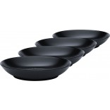 Noritake BoB/WoW Dune Pasta Bowl Set of 4 Black/White