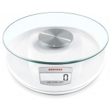 Soehnle Roma Digital Kitchen Scale 5kg White/Glass