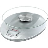 Soehnle Roma Digital Kitchen Scale 5kg Silver/Glass 65856