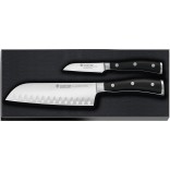 Wüsthof Classic Ikon 2-piece Santoku Knife Set
