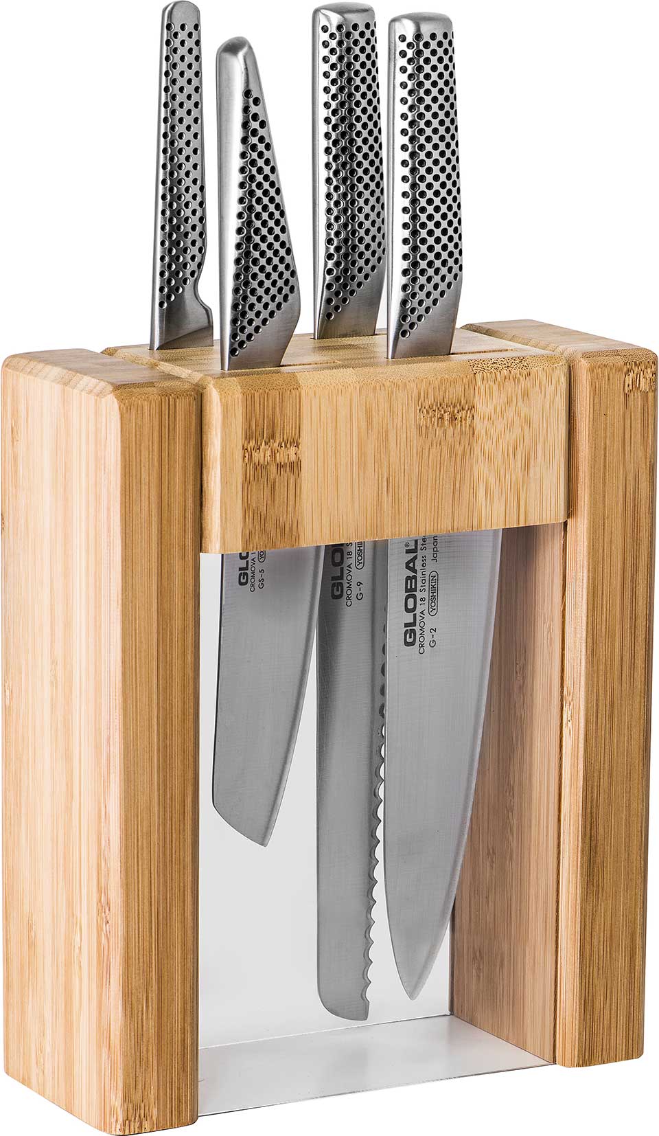 Global Ikasu Knife Block Set