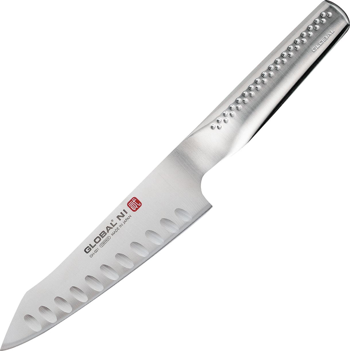 Global Ni Fluted Oriental Cook's Knife 16cm GN-001
