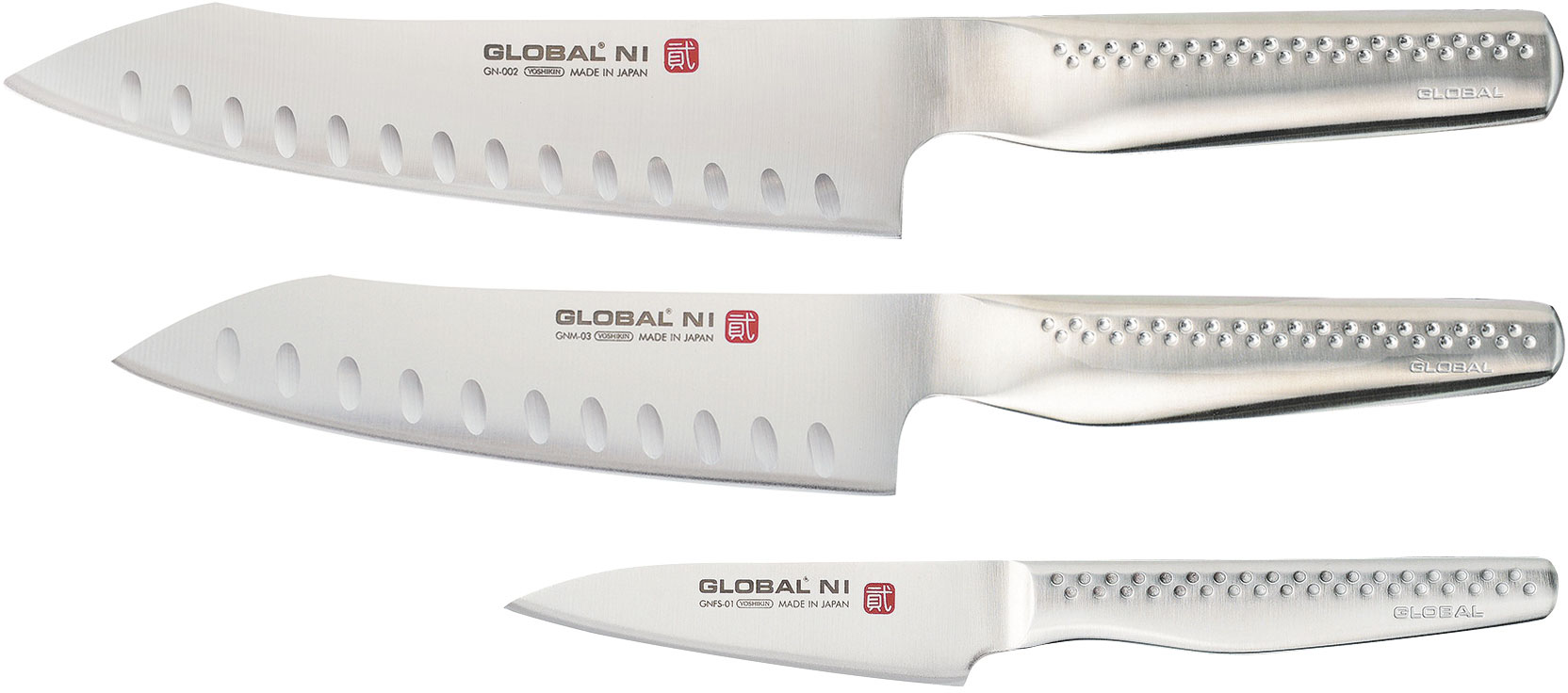 Global Ni 3pc Knife Set GN-3004