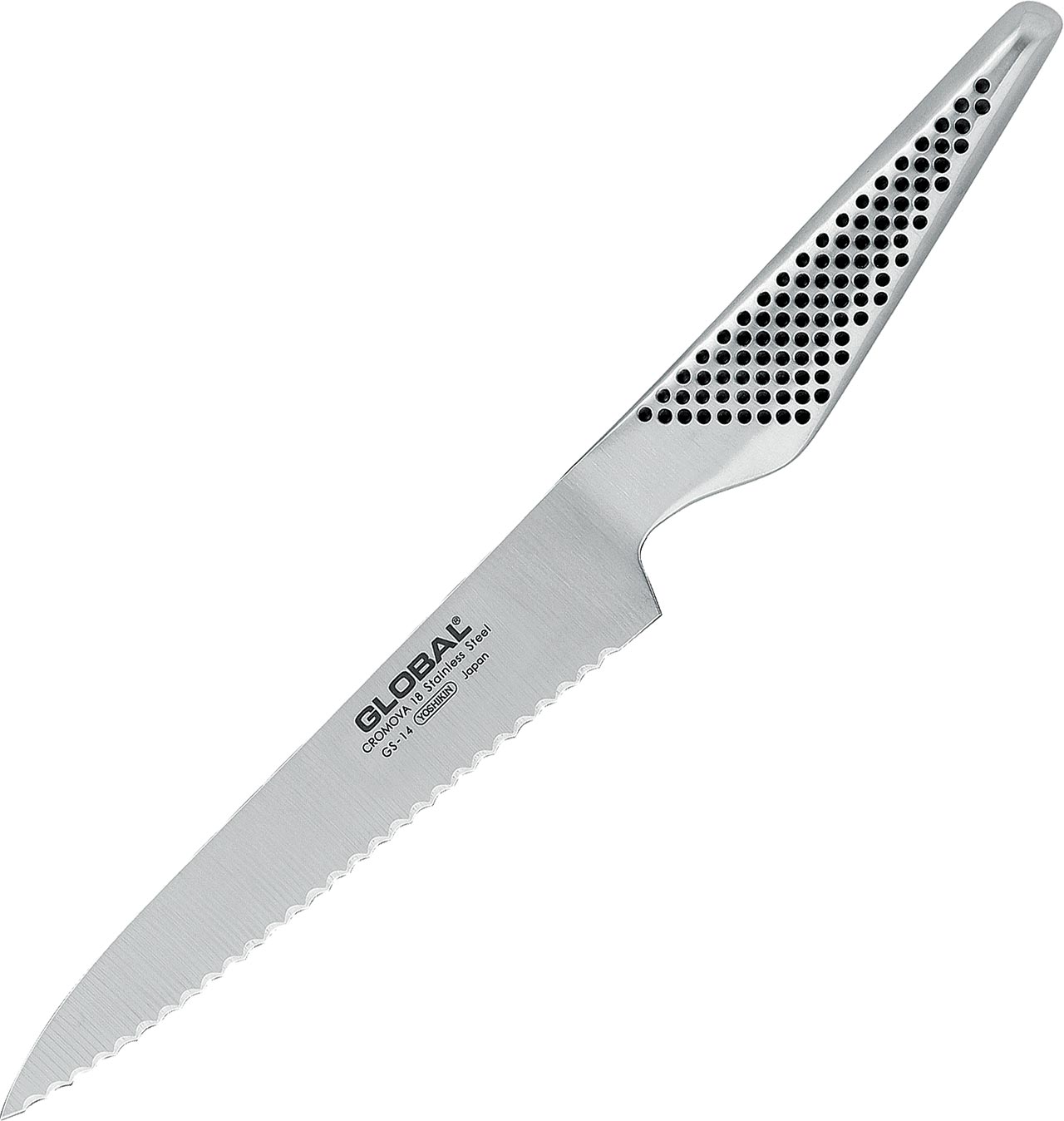 Global Scalloped Serrated Utility Knife 15cm GS-14