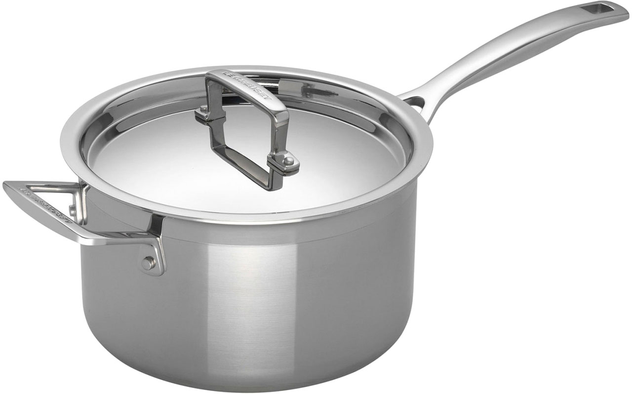 Le Creuset 3-Ply Stainless Steel Saucepan