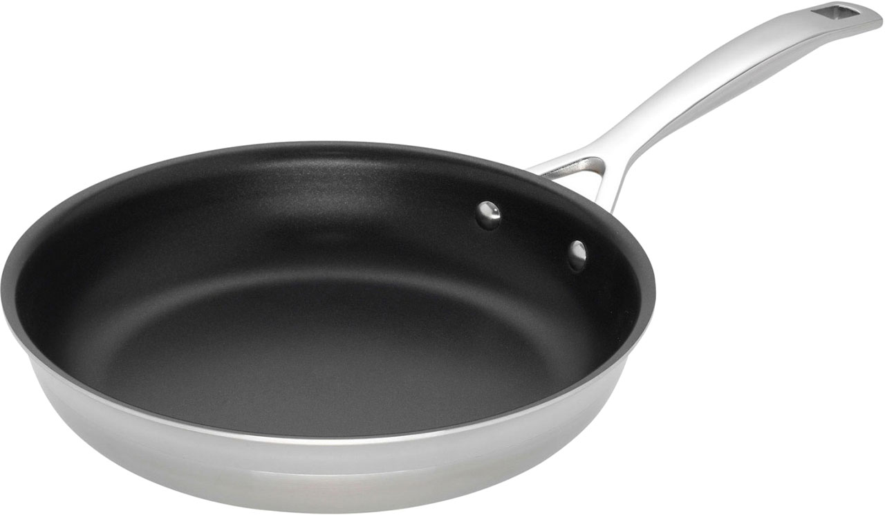 1 x Le Creuset 3-Ply Stainless Steel Frying Pan 24cm Non-Stick