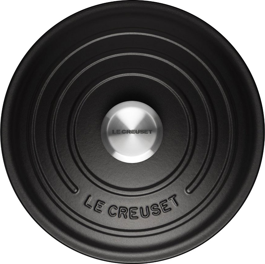 Le Creuset Signature Round Casserole 24cm Satin Black