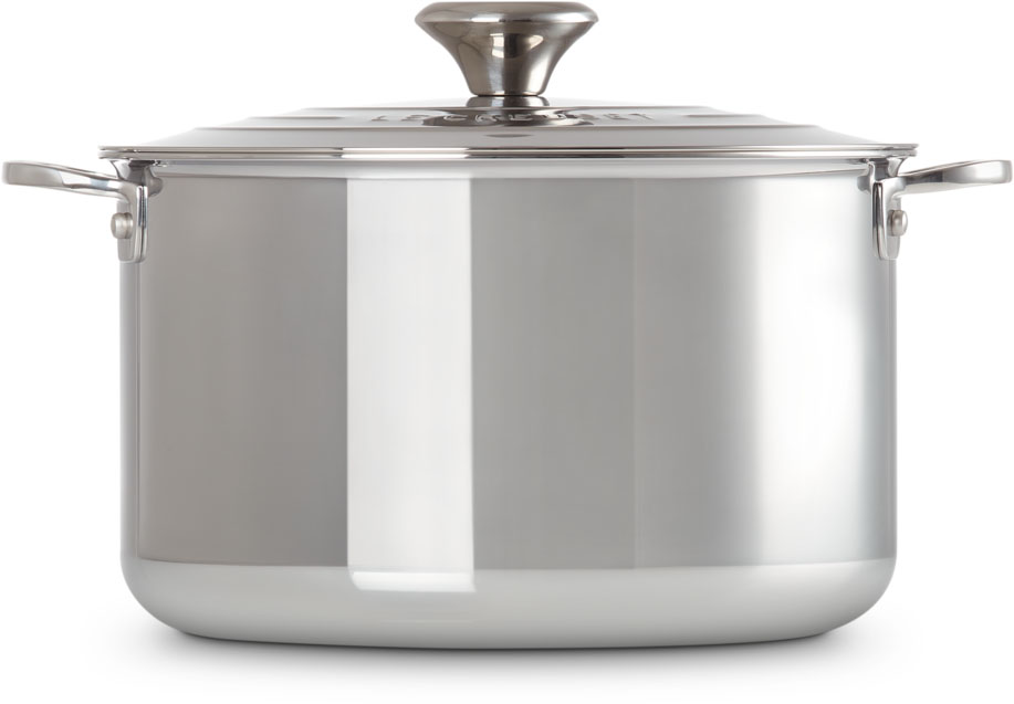 Le Creuset Signature Stainless Steel Stockpot 24cm/6.6L with Lid