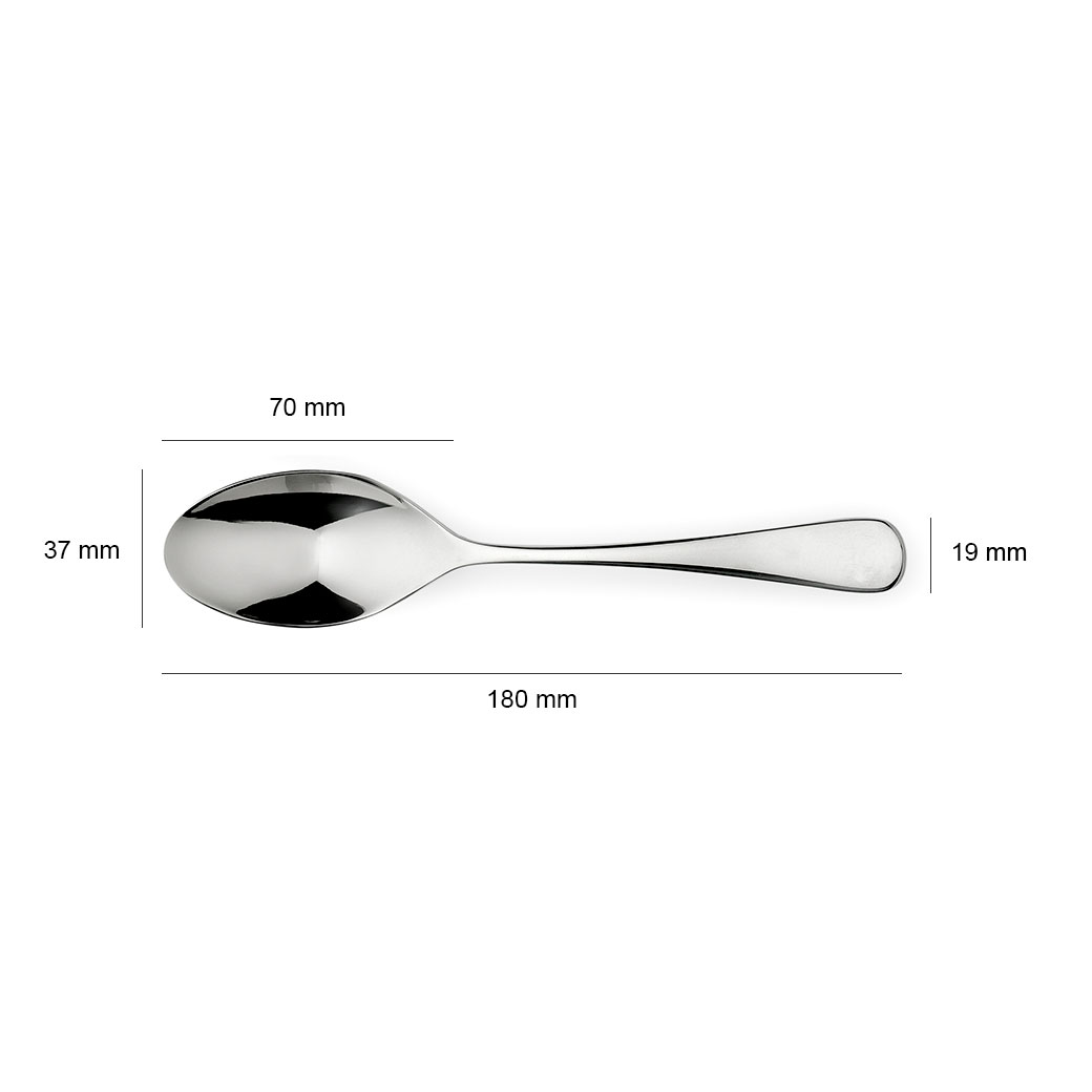 8 x Dessert Spoons (18cm)