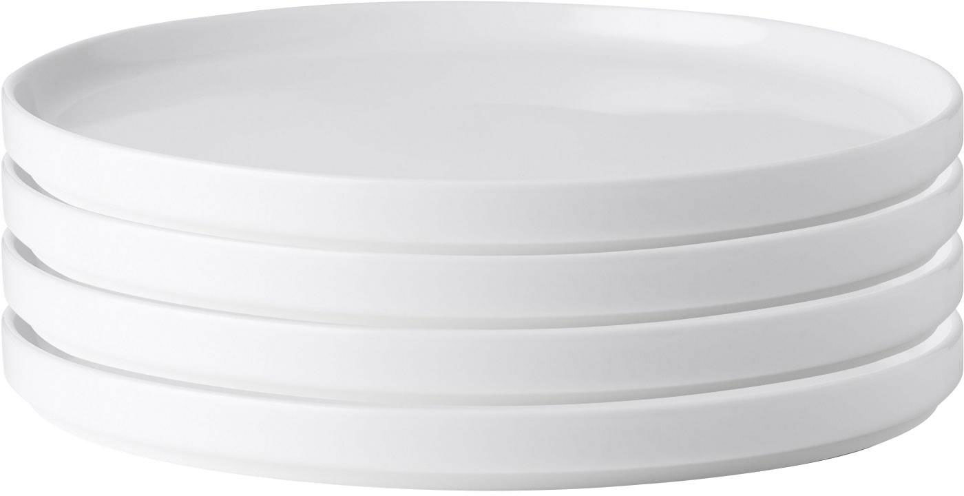 Noritake Stax Dinner Plate 24.5cm Set of 4 White