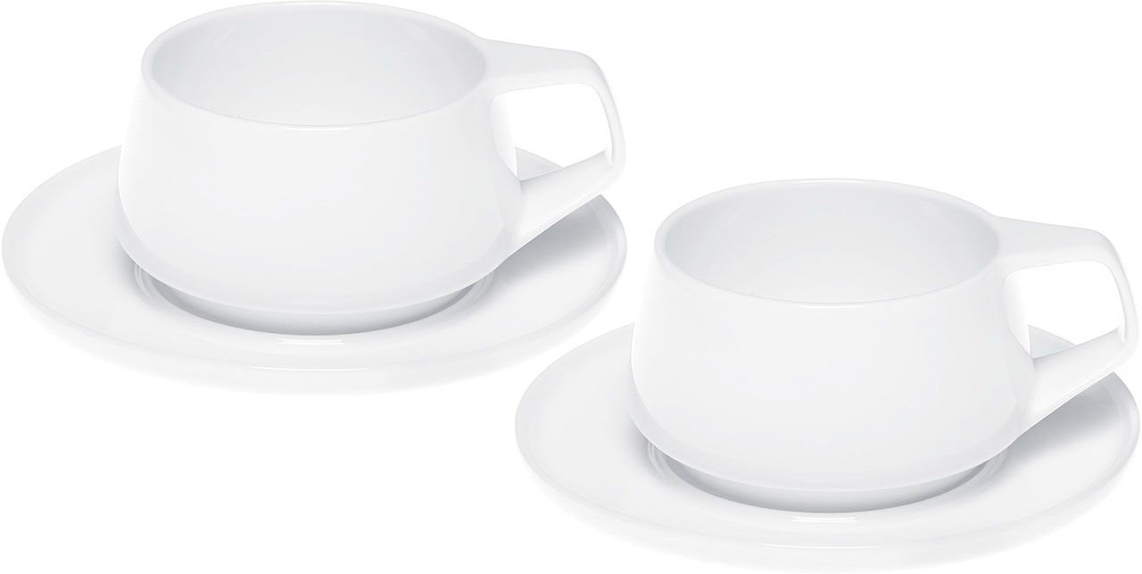 Marc Newson by Noritake Cup & Saucer Set of 2