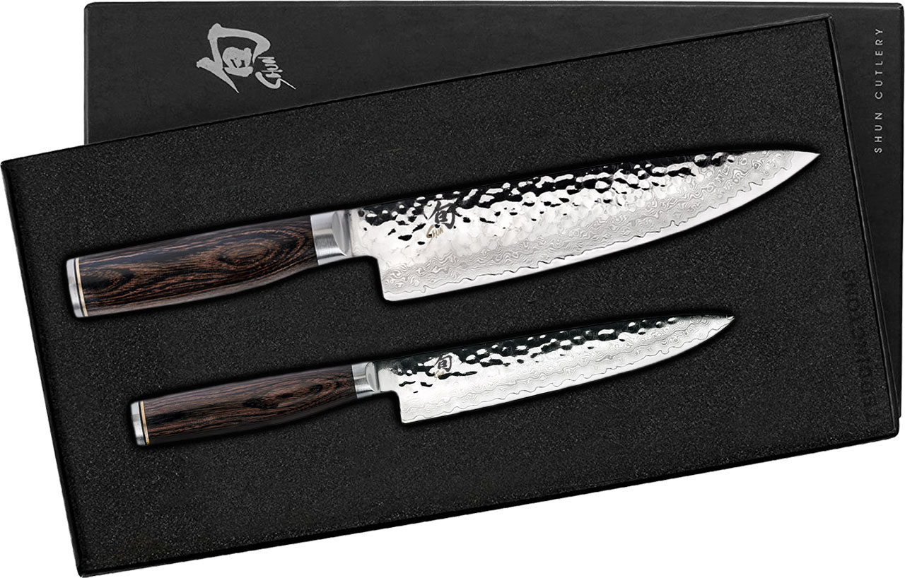 Shun Premier 2-piece Utility and Chef's Knife Set TDMS220