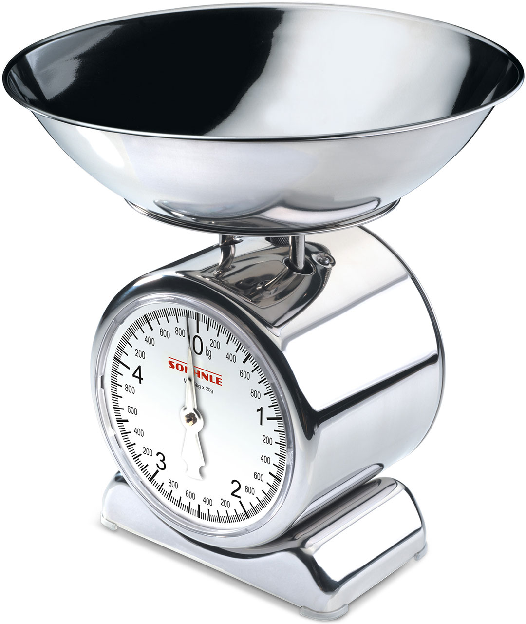 Soehnle Silvia Mechanical Kitchen Scale 5kg Stainless Steel 65003