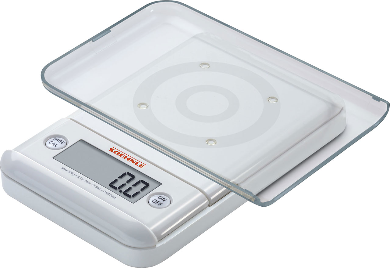 Soehnle Ultra 20 Precision Digital Kitchen Scale 500g White 66150