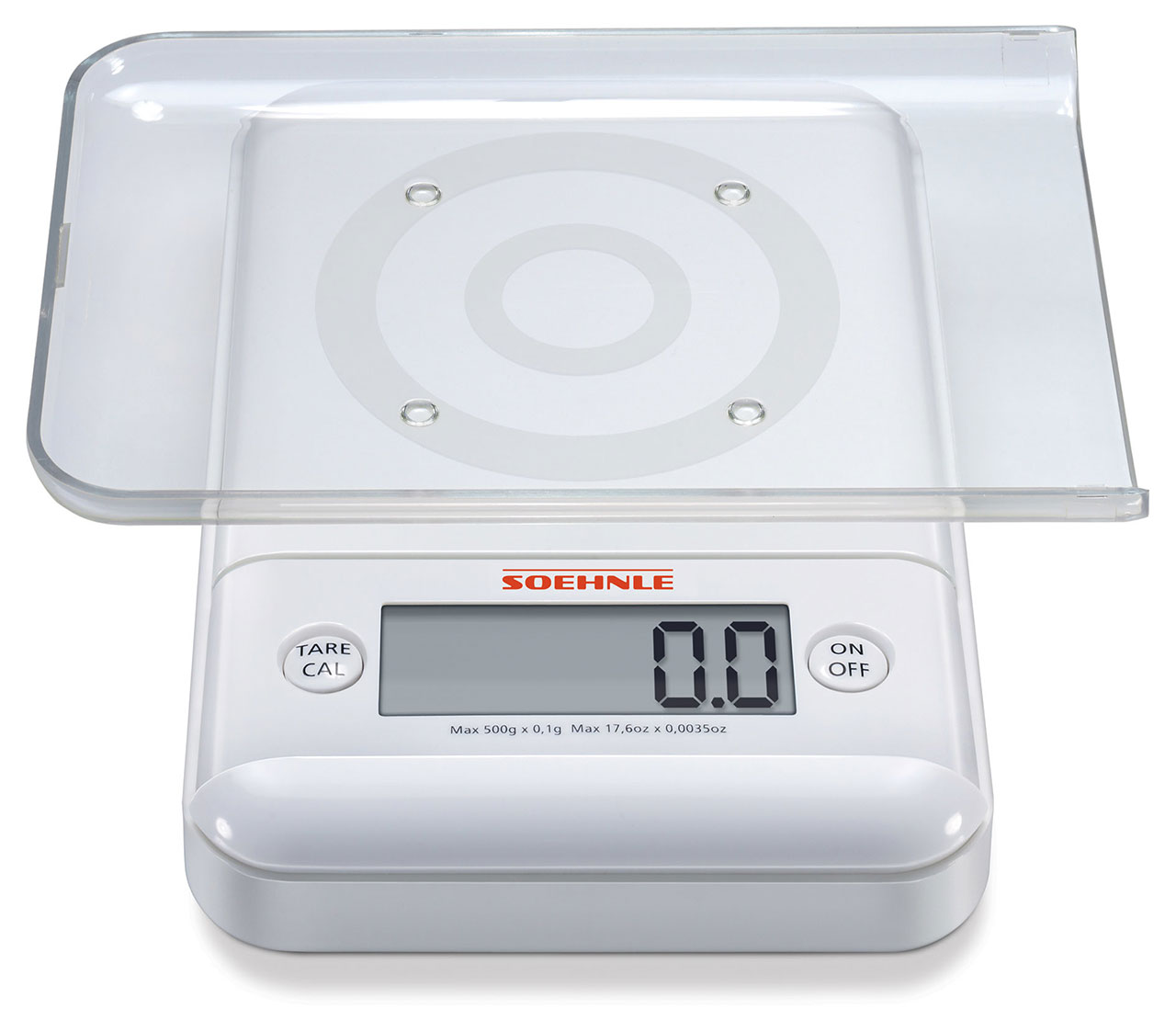 Soehnle Ultra 20 Precision Digital Kitchen Scale 500g White 66150