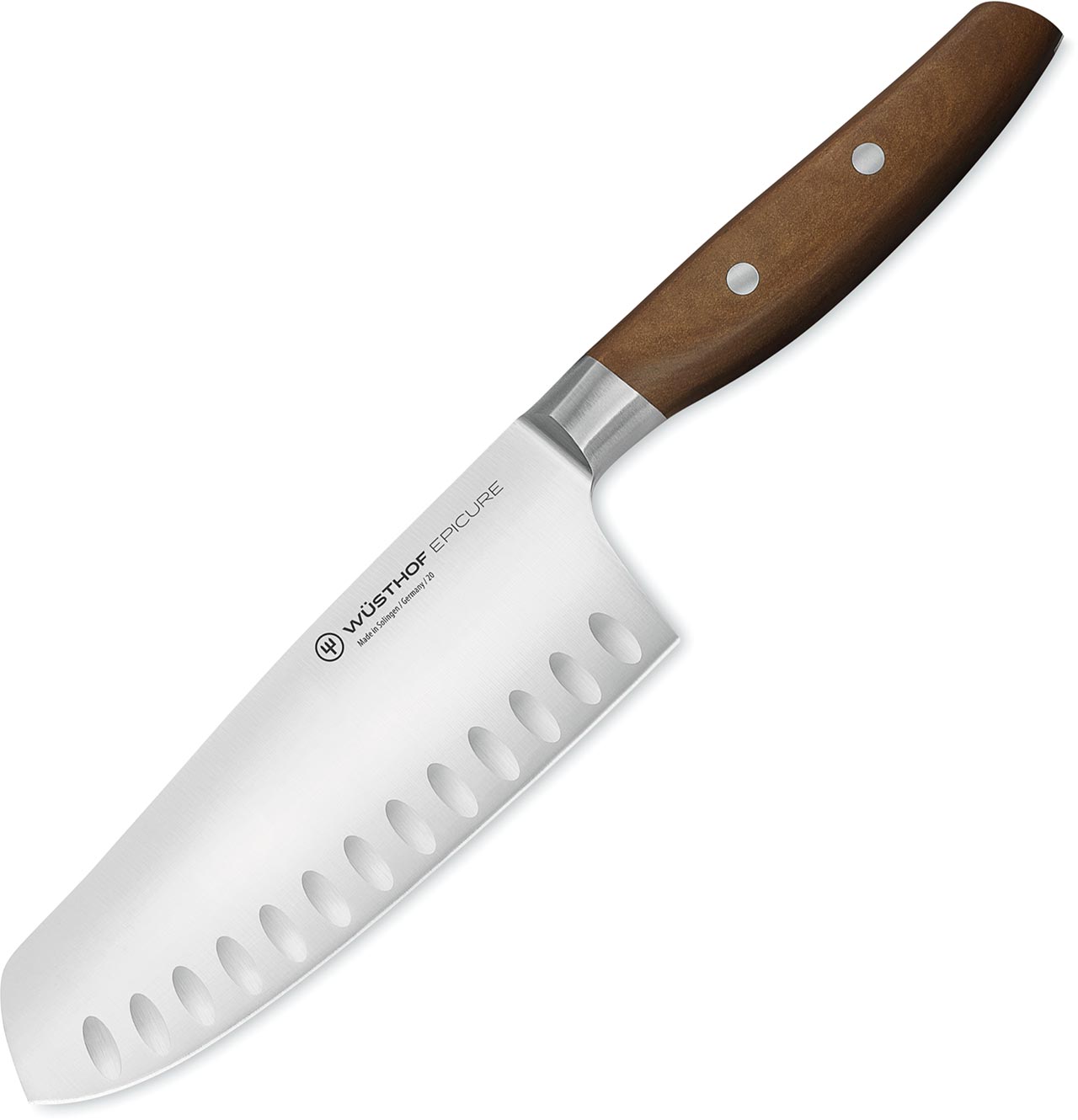Wüsthof Epicure Scalloped Santoku Knife 17cm